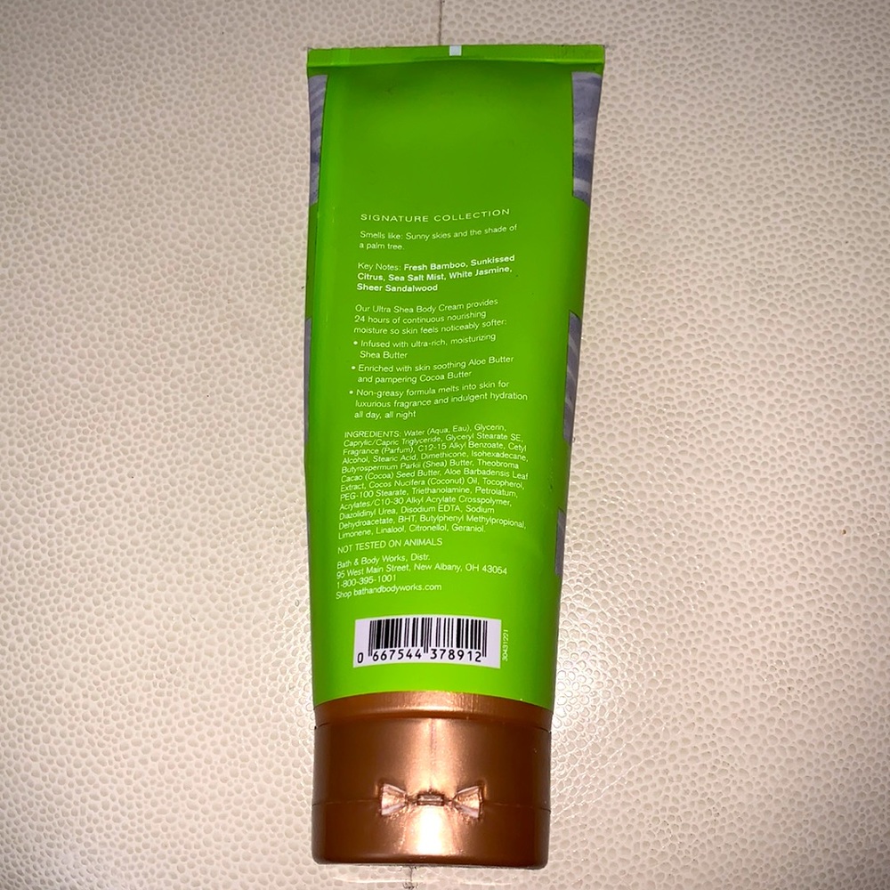 Bath and Body Works Liquid Sunshine Body Cream Lotion Bamboo Citrus Sea Salt - Picture 2 of 4
